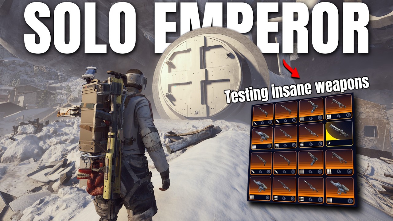 🔴USING BROKEN AMPLIFIED GUNS & HELPING VIEWERS - SOLO EMPEROR - Arc Raiders Frozen Trail