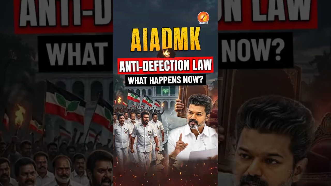 AIADMK Rebellion vs Anti-Defection Law: What Happens Now?