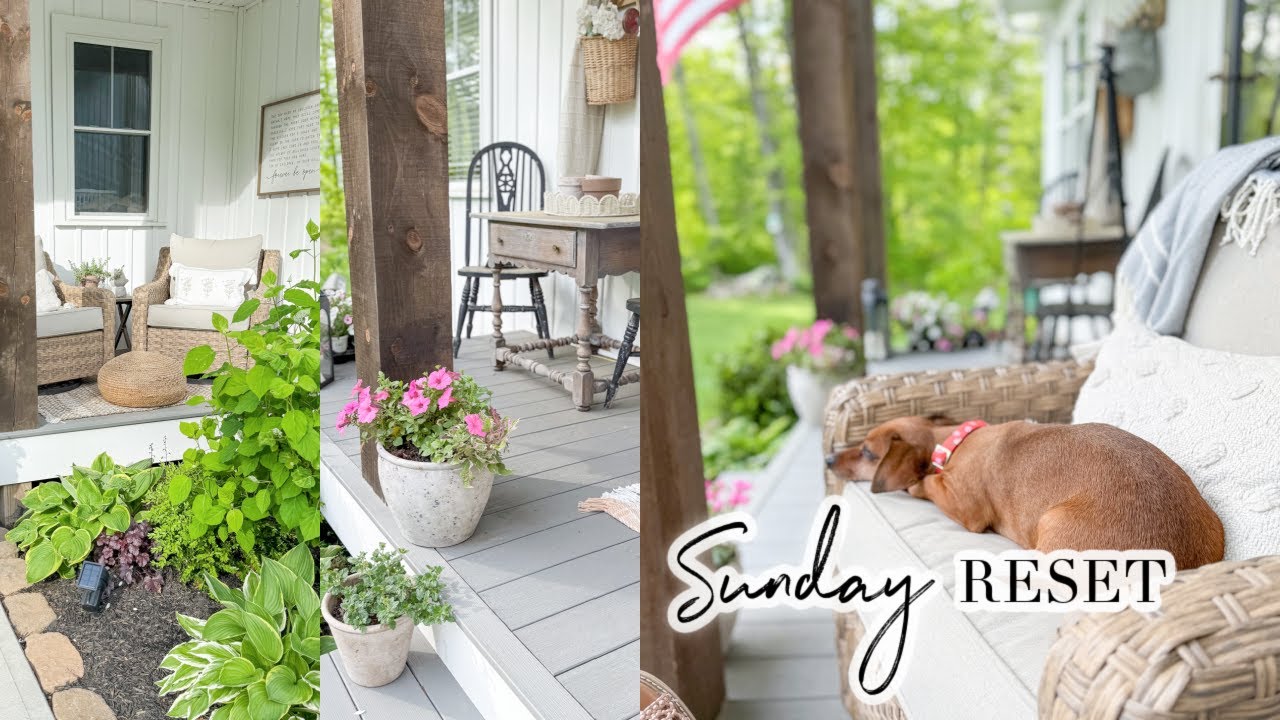 SUNDAY RESET // WEEKLY CLEANING MOTIVATION // CHARLOTTE GROVE FARMHOUSE