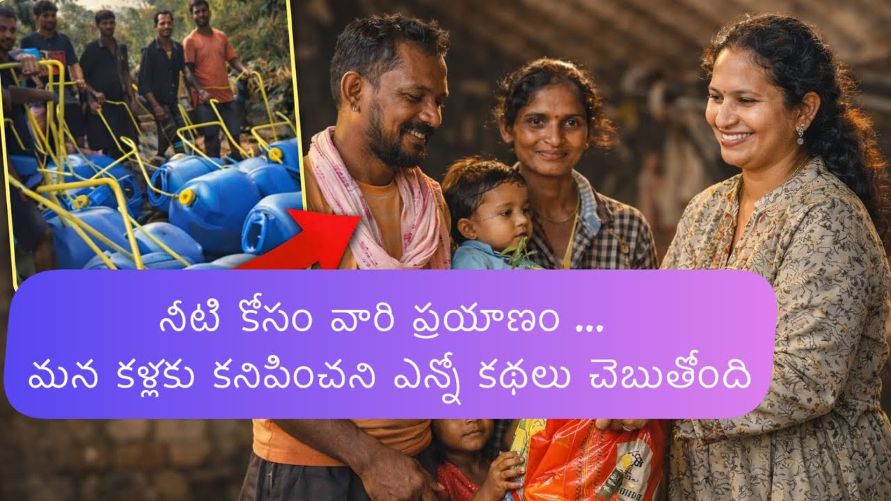 నీరు కోసం వారి ప్రయాణం … మన కళ్లకు కనిపించని ఎన్నో కథలు చెబుతోంది
