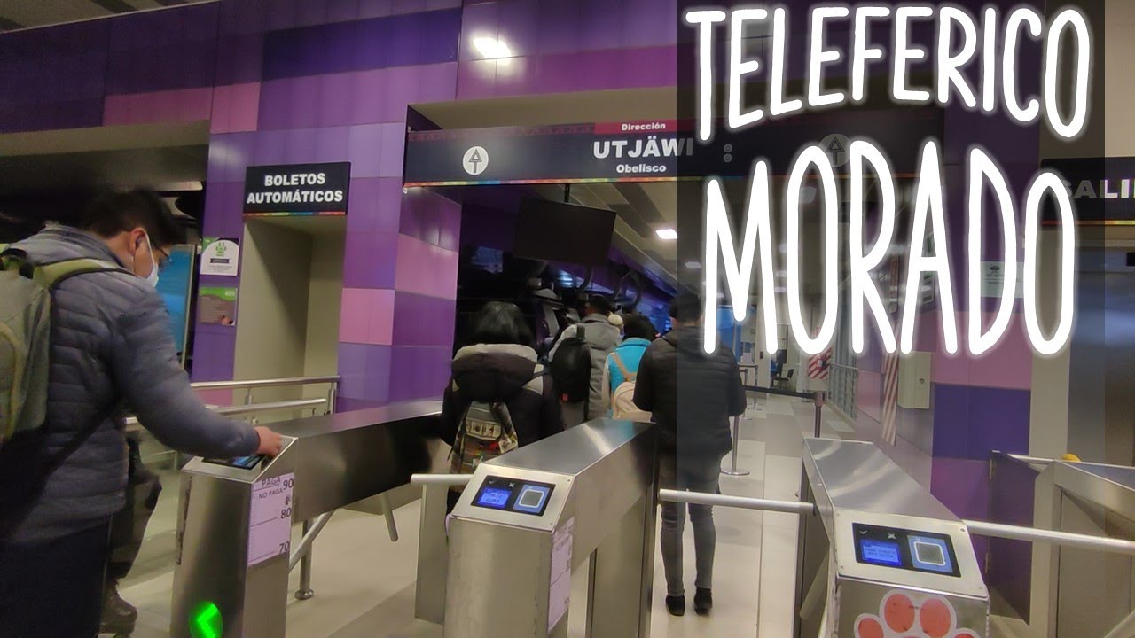 Teleférico morado-primer tramo, El Alto - BO