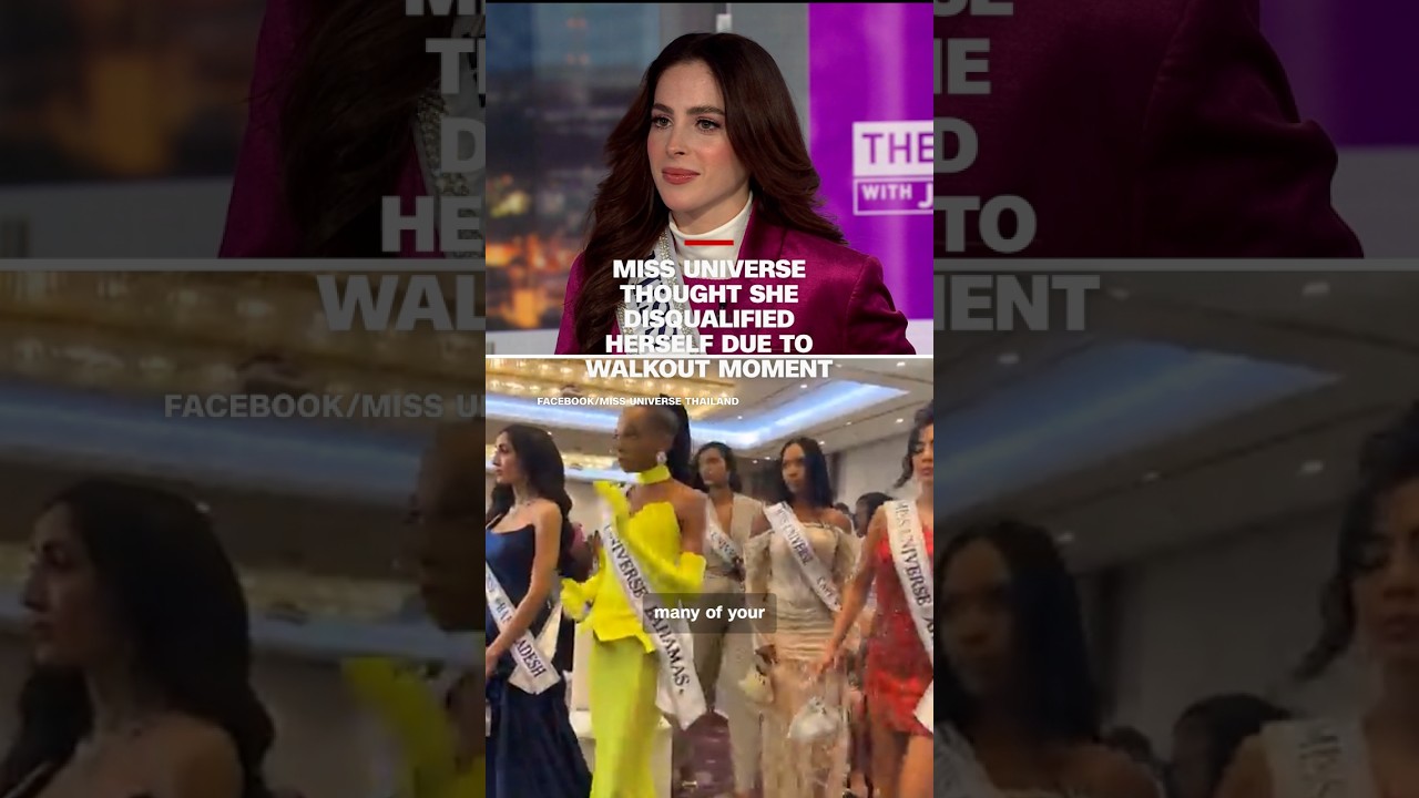 Miss Universe thought she disqualified herself due to walkout moment
