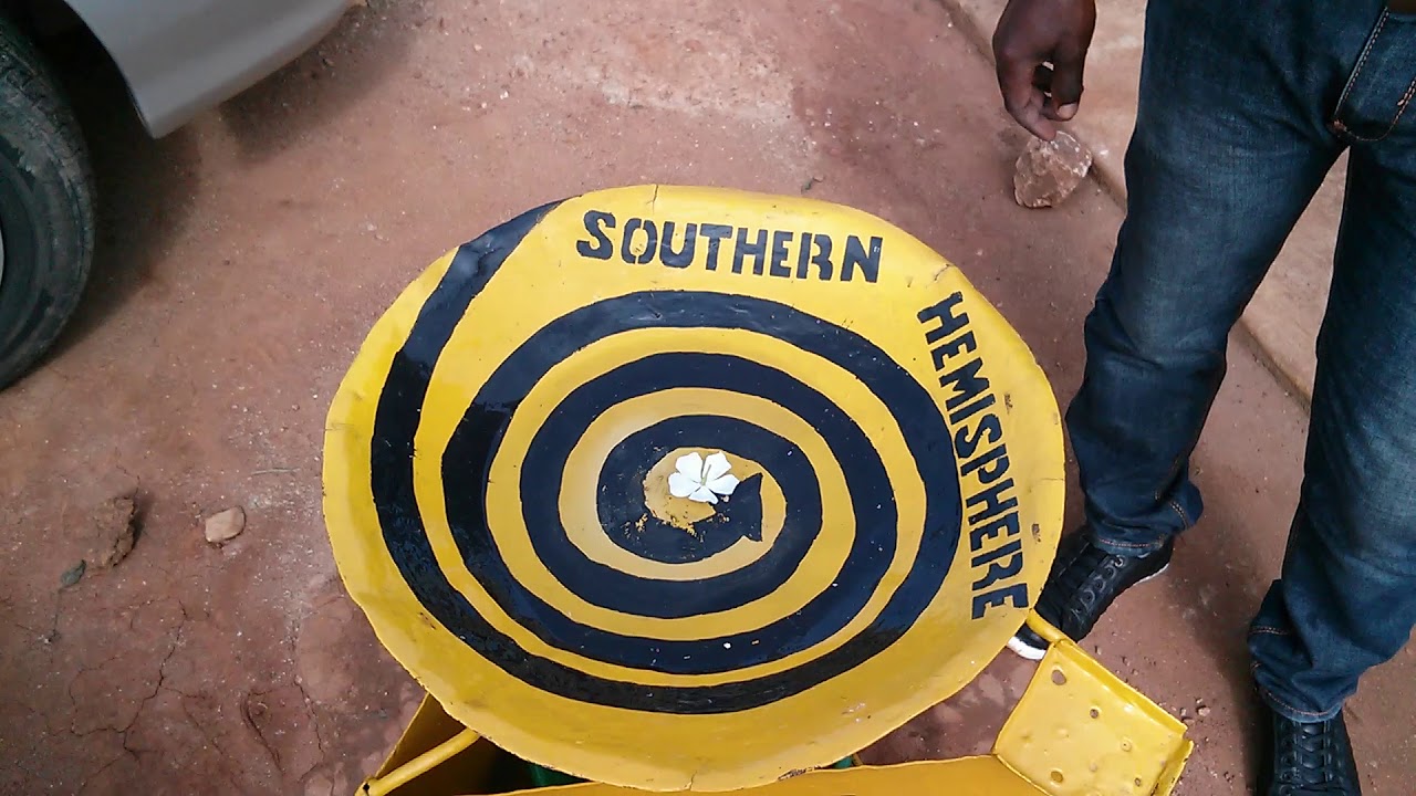 Uganda Equator water experiment with Darshan Sadalgekar