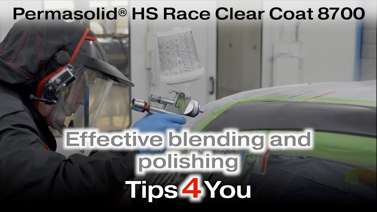 Permasolid® HS Race Clear Coat 8700 — эффективное покрытие для смешивания и полировки.