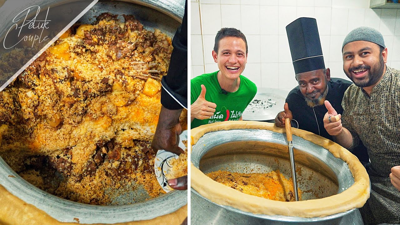 🔥 আস্ত খাসির কাচ্চি বিরিয়ানি রান্না || Whole Goat Kacchi Biriyani Cooking with Mark Wiens ❤️