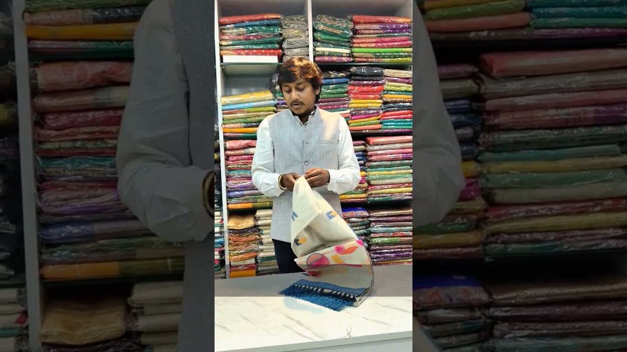 Soft Ghicha silk💯💯🔥🔥🥰🥰#saree #viral #shorts 