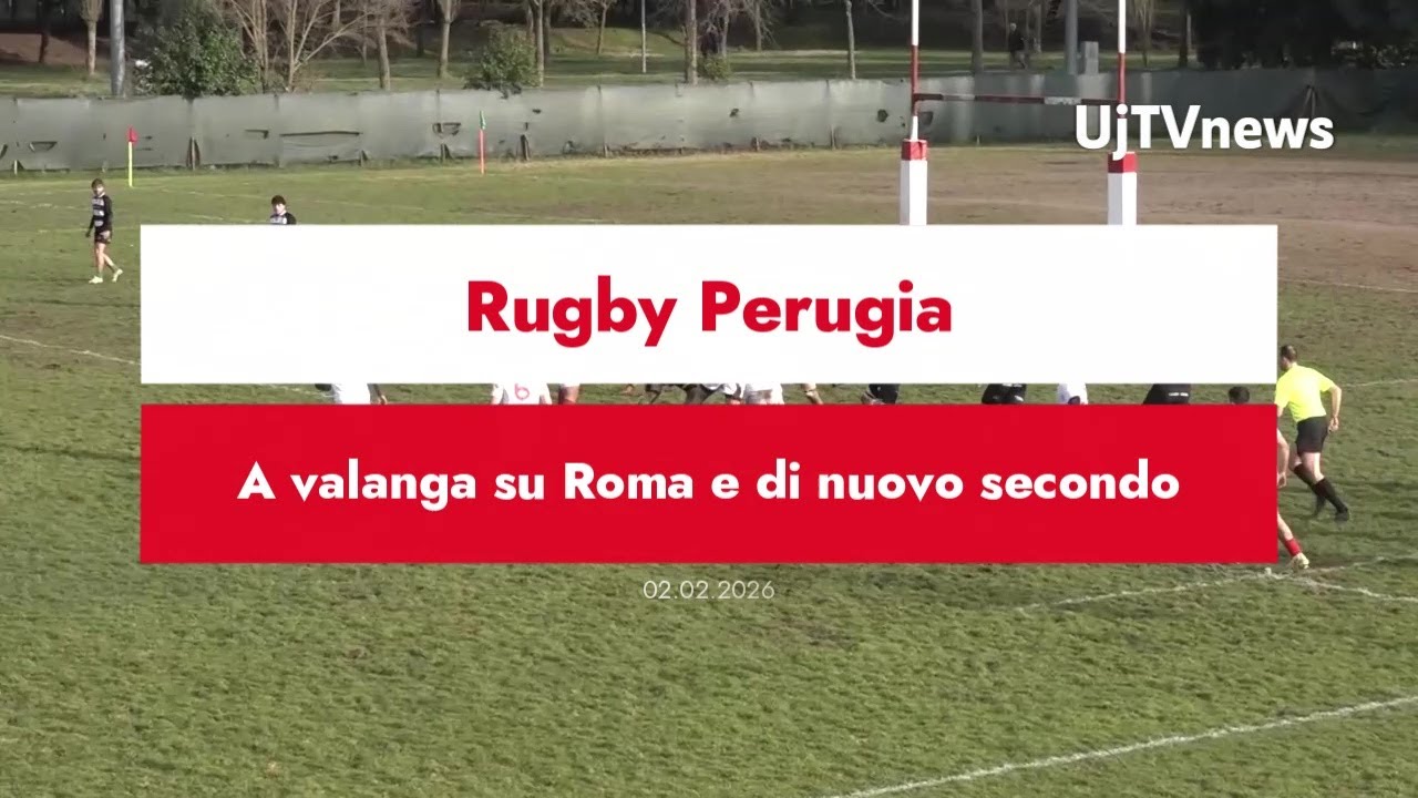 Rugby Perugia a valanga su Roma e di nuovo secondo