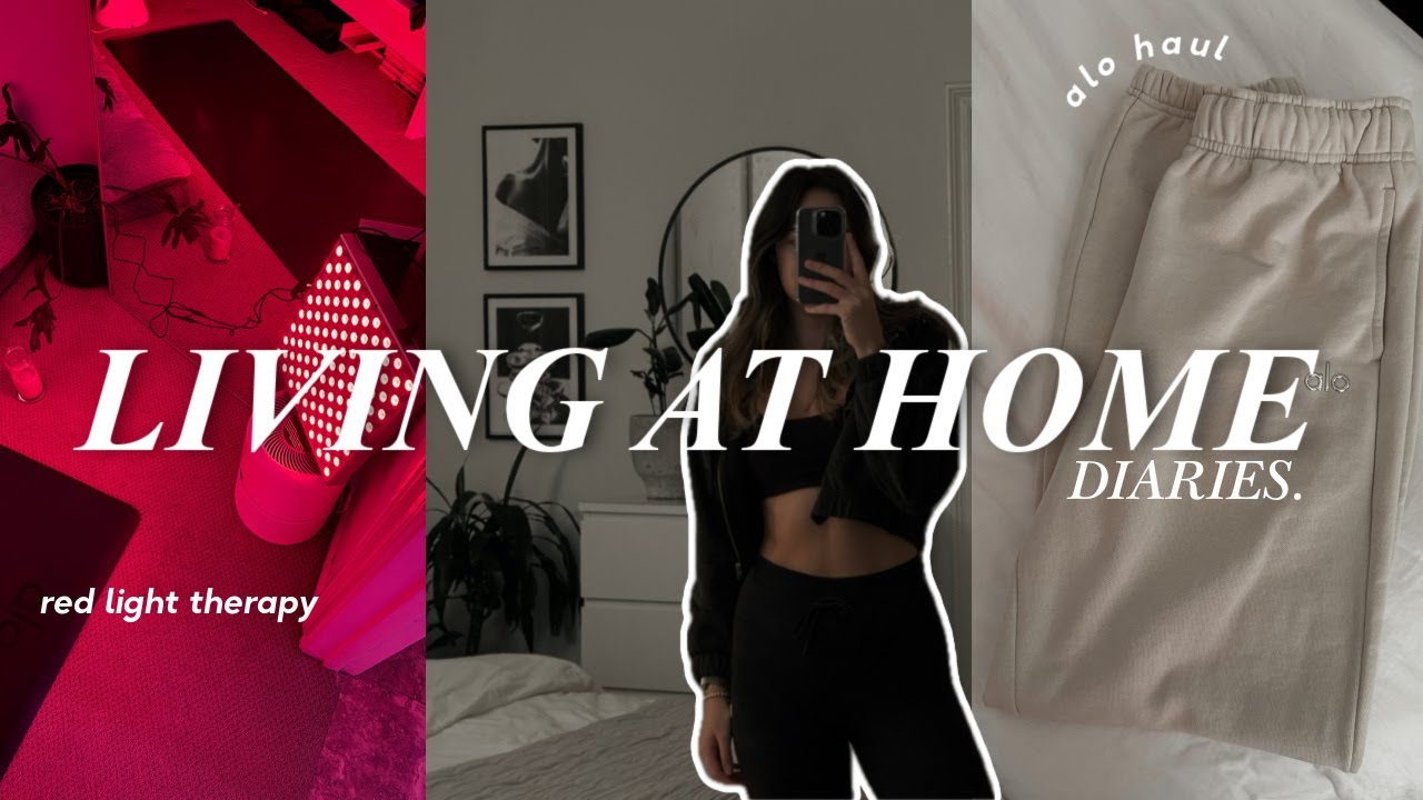 FALL VLOG: getting my new iphone 15 pro, bedroom & bathroom makeover & red light therapy at home