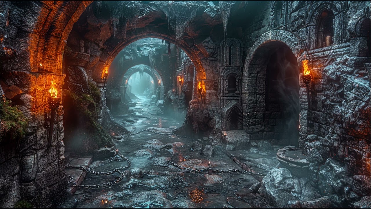 D&D Dungeon Ambience – Dark Fantasy Background Music for RPG Sessions (4 Hours)