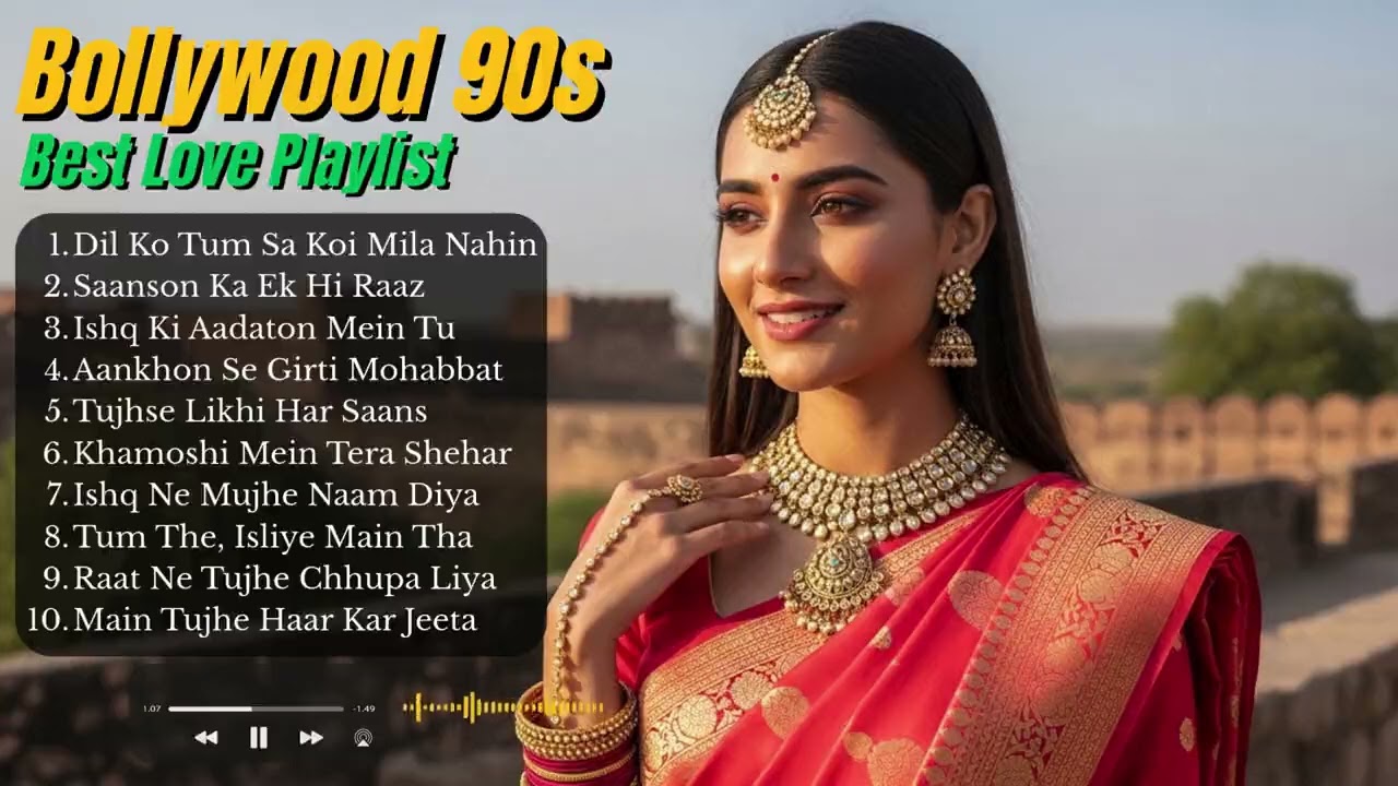 Evergreen 90s Hindi Love Songs | Classic Bollywood Jukebox