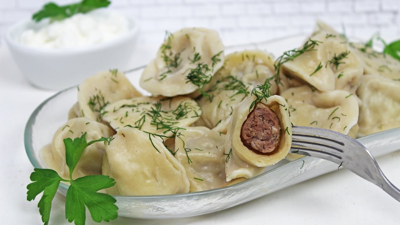 Meat Dumplings Recipe | How To Make Russian Pelmeni | Russian Meat Dumplings