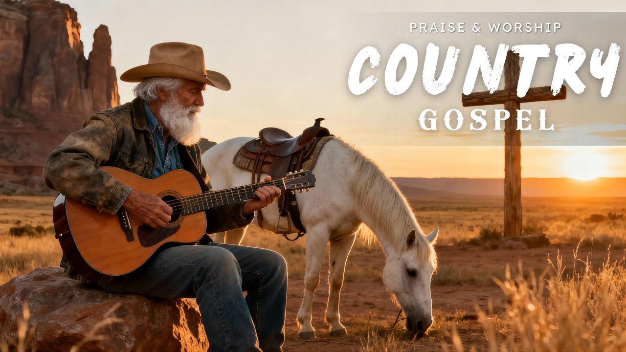 Peaceful Country Gospel Worship Songs – Relaxing Christian Music for Prayer & Peace | Live🔴