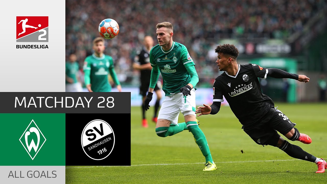 Bremen Takes Table Lead! | Werder Bremen - SV Sandhausen 1-1 | Highlights | MD 28 &ndash; Bundesliga 2