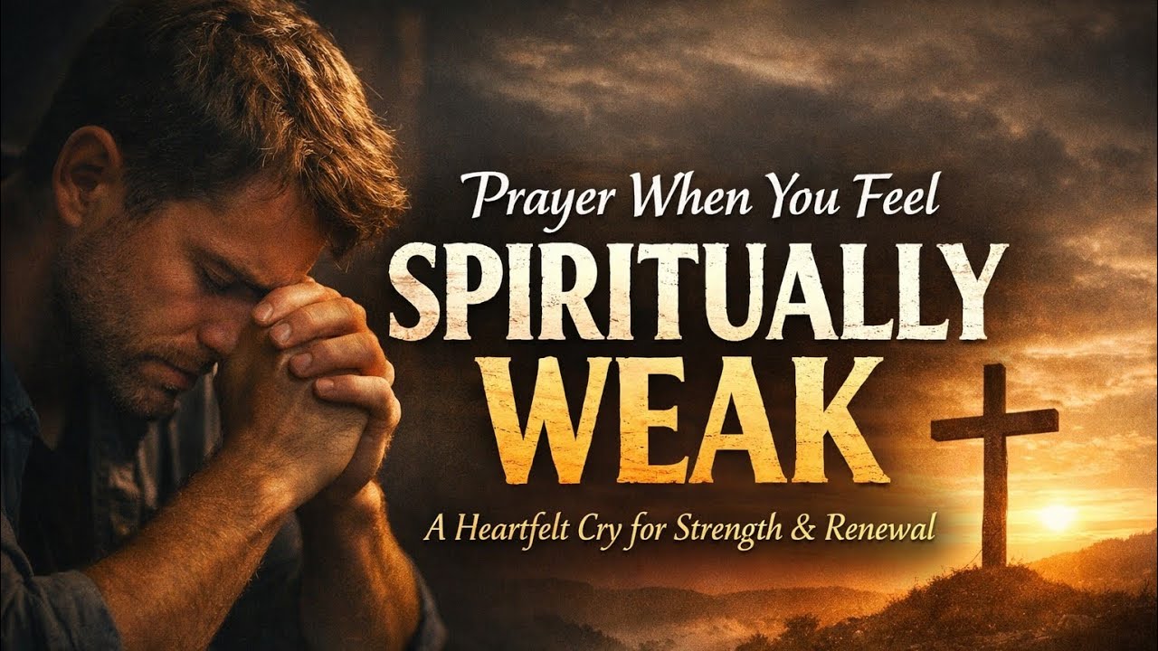 Prayer When You Feel Spiritually Weak | A Heartfelt Cry for Strength & Renewal