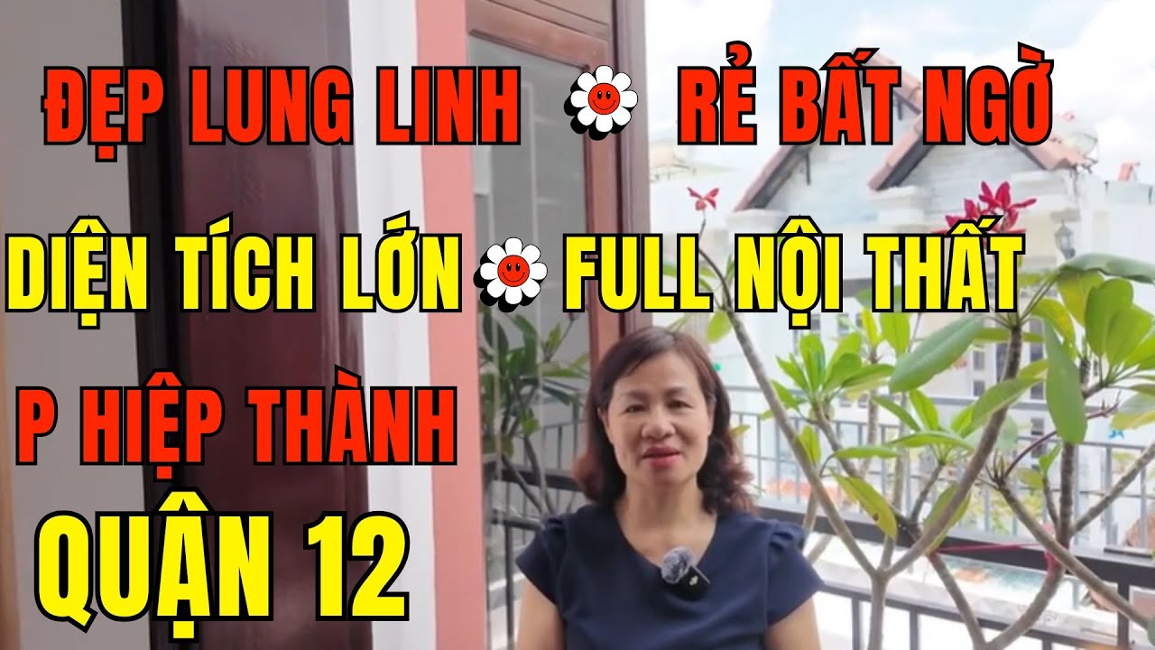 (27) Chỉ 6,5 tỷ Đẹp Lung Linh Rẻ Bất Ngờ Diện Tích Khủng Nhà Phường Hiệp Thành Q12 #tuyetnhapho