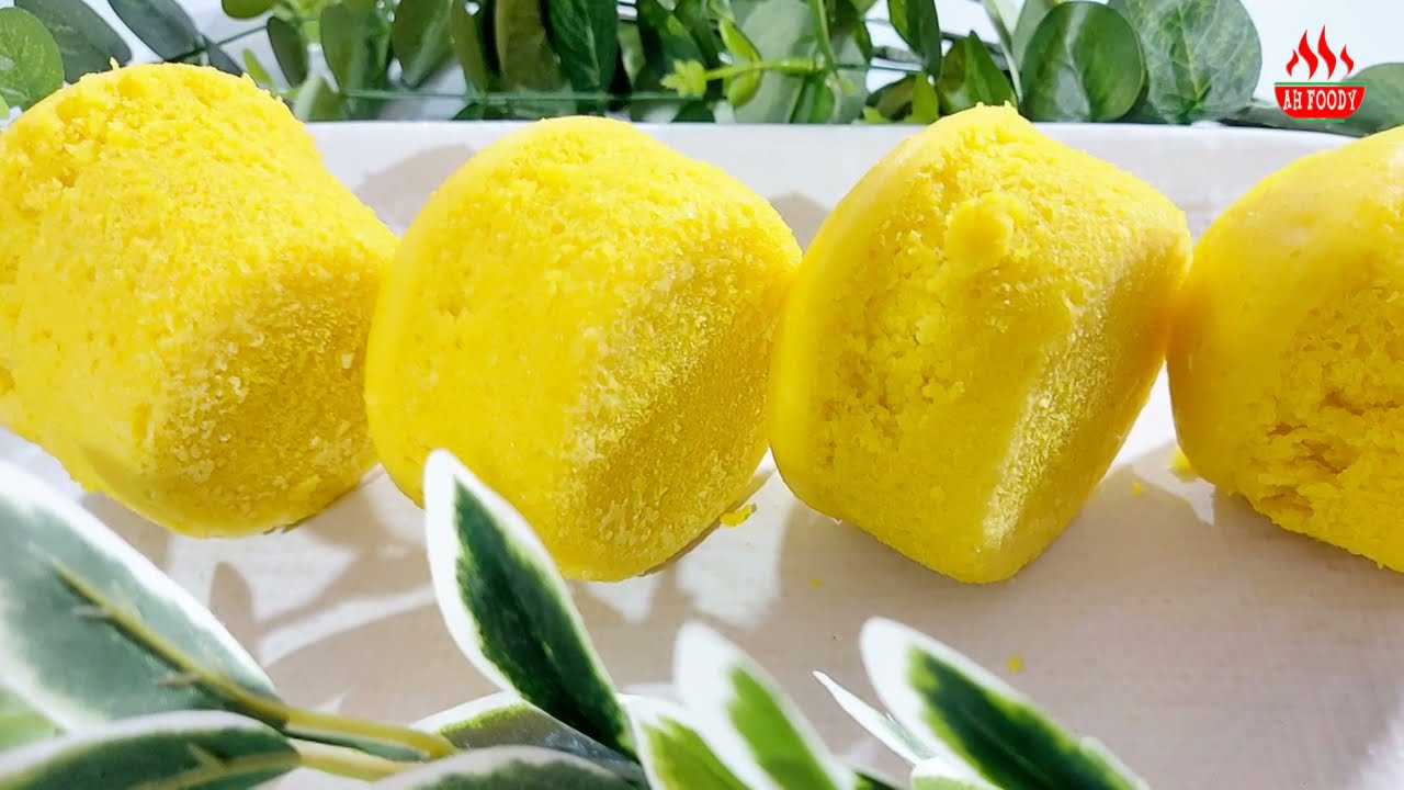 KHÔNG TRỨNG - KHÔNG BỘT NỔI - CHỈ CẦN KHUẤY ĐỀU - BÁNH HẤP BÍ ĐỎ  | PUMPKIN CAKE | 有中文sub | AH Foody