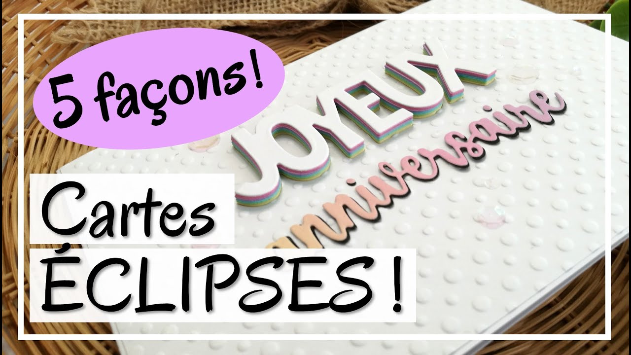 LA technique du CAMOUFLAGE en carterie !! 5 VARIATIONS !! DIY Scrapbooking