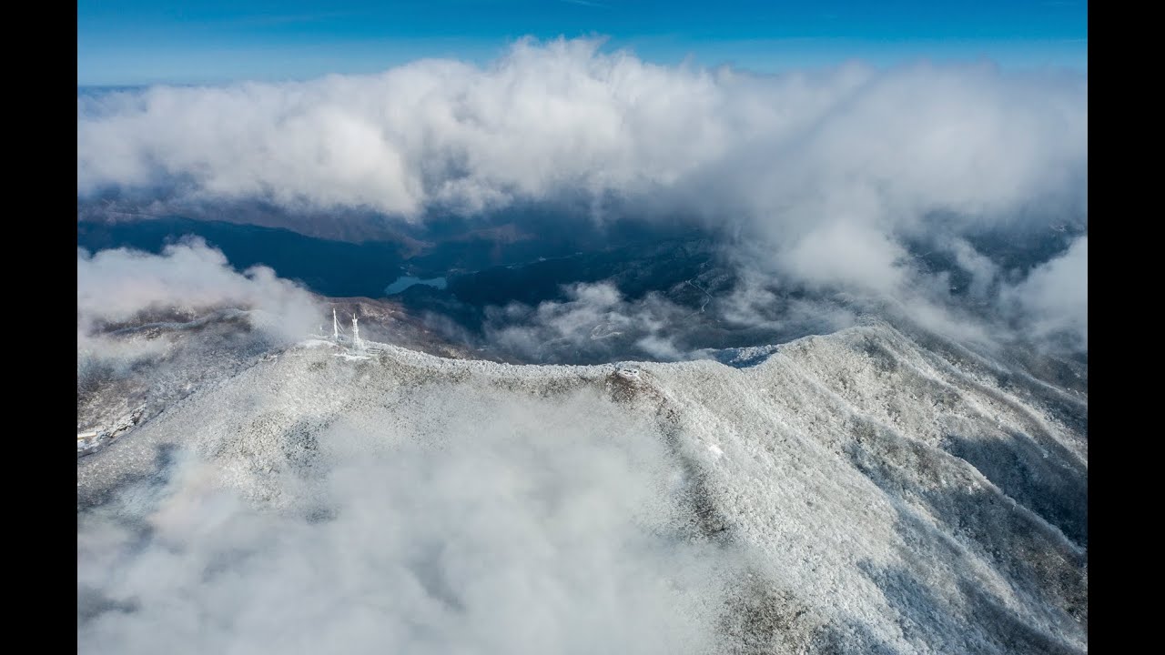 강원도 안가도 눈꽃 실컷 볼 수 있는 장수 팔공산 백패킹