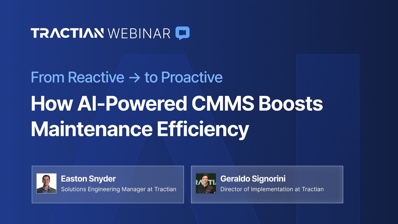 From Reactive to Proactive: How AI-Powered CMMS Boosts Maintenance Efficiency