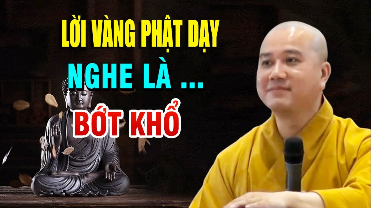 Lời Vàng Phật Dạy Nghe Là BỚT KHỔ, Ai Đau Khổ Càng Nên Nghe _  Pháp Thoại Thầy Thích Pháp Hòa