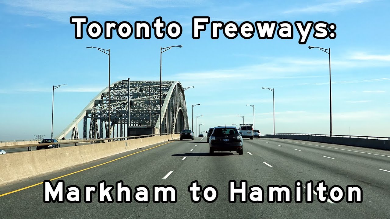 Toronto Freeways - Markham to Hamilton - 2020/03/27