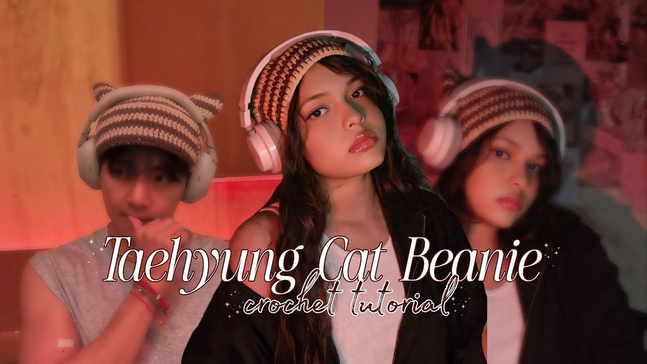 CROCHET Your Own Taehyung Beanie!! (Beginner friendly Tutorial)