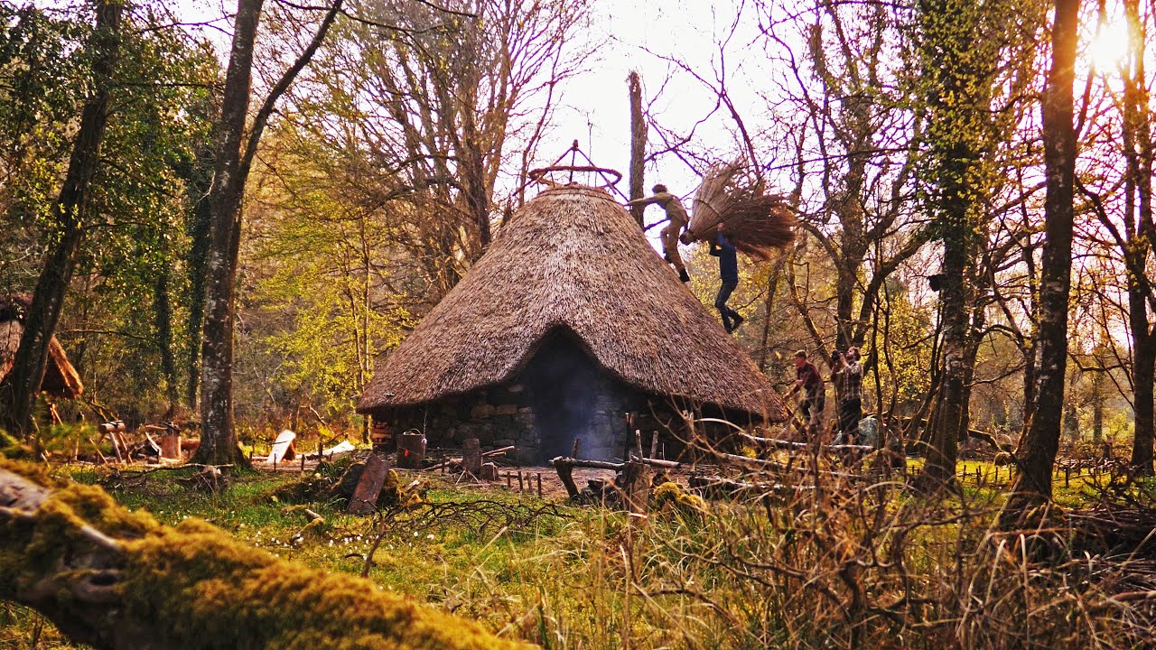 Bushcraft Build: Medieval House ready for 60 day Wilderness Living! (Ep. 22)