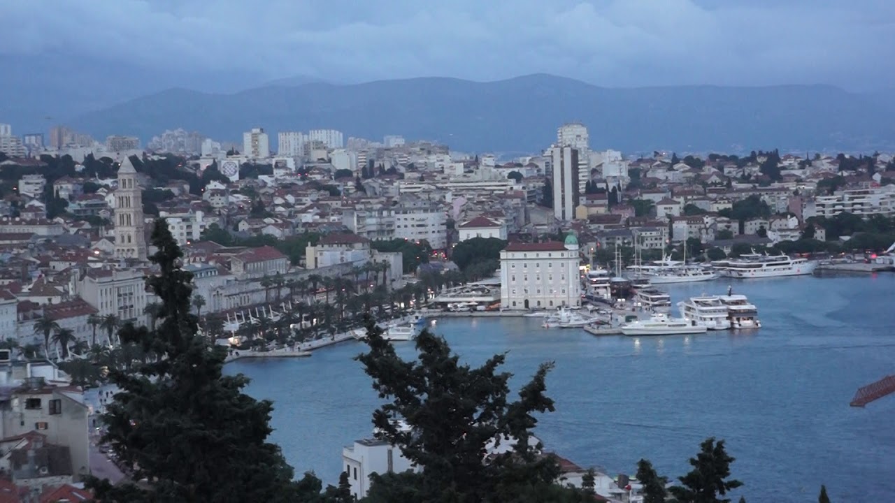The view from Prva Vidilica Na Marjanu, Split, Croatia