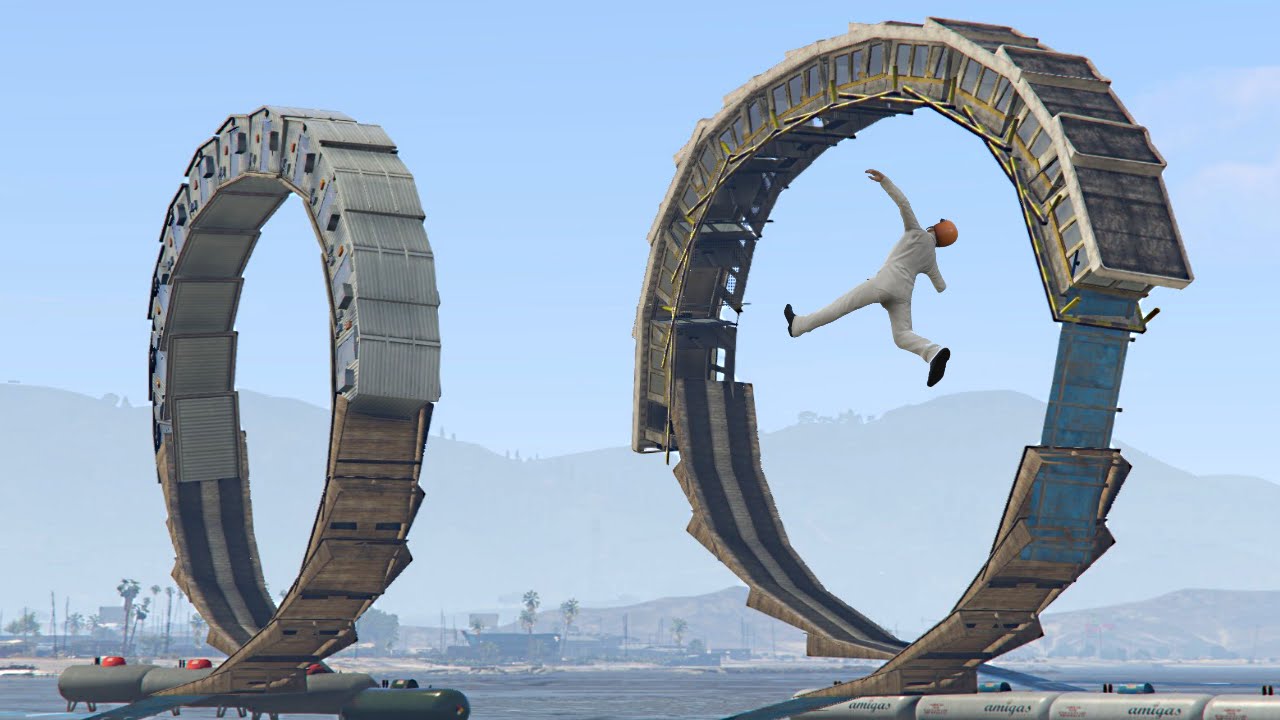 TWIN MEGA LOOP FAILS! (GTA 5 Funny Moments)