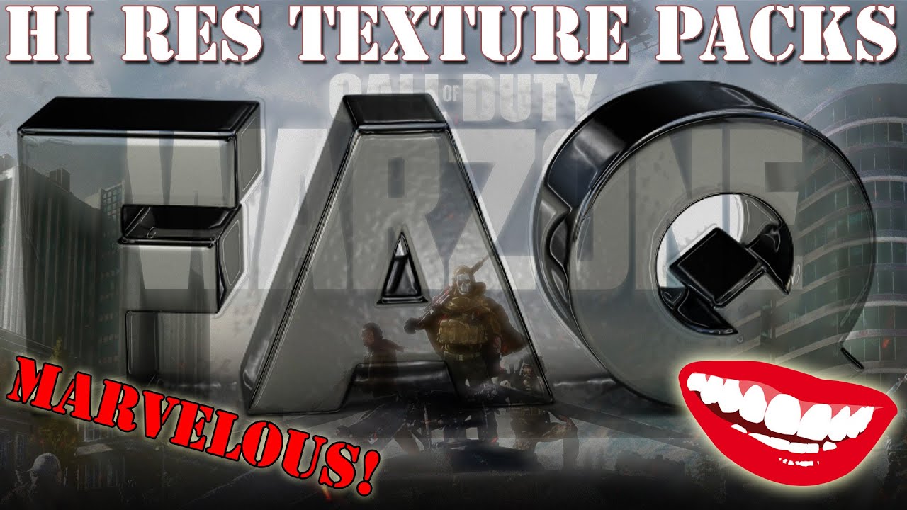 Call of Duty Warzone Hi-Res Texture Packs FAQ Information
