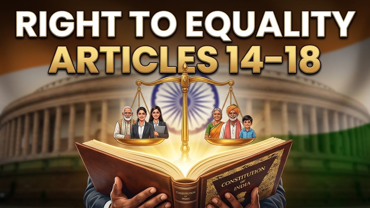 Right to Equality: Articles 14–18 | Fundamental Rights | Indian Constitution