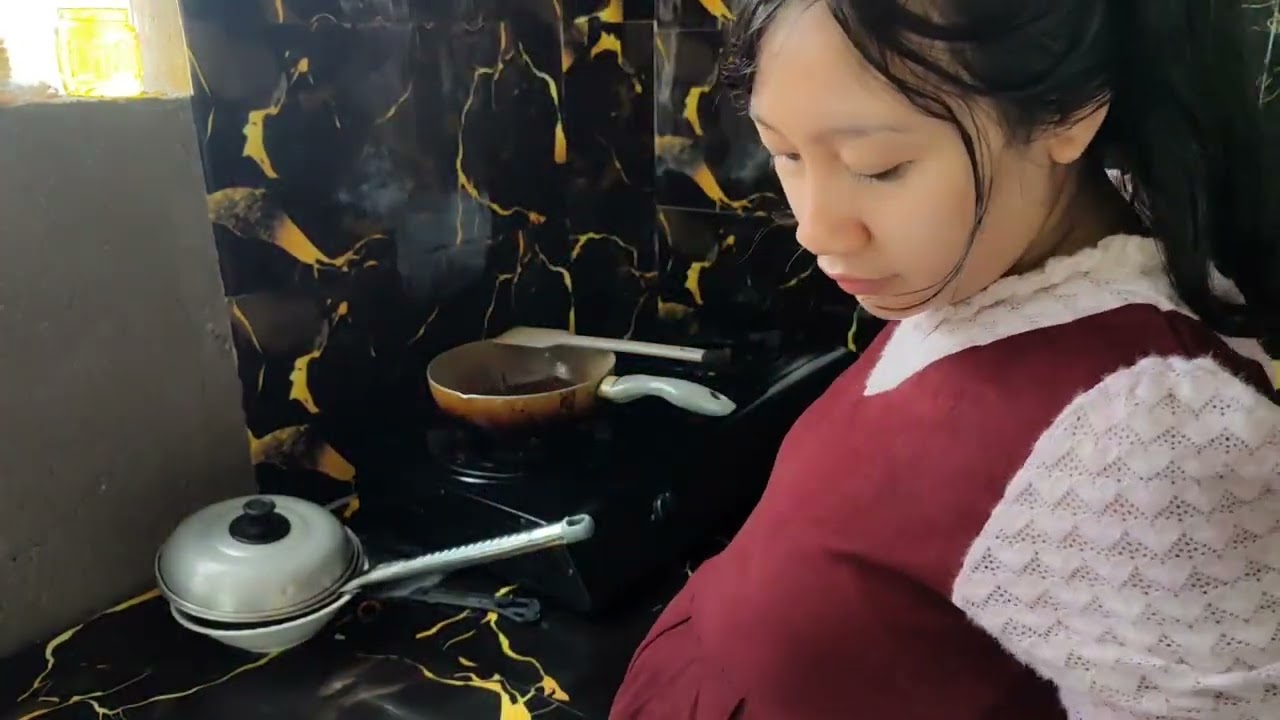 Masak lalapan ayam goreng dan sambal terong 🍆