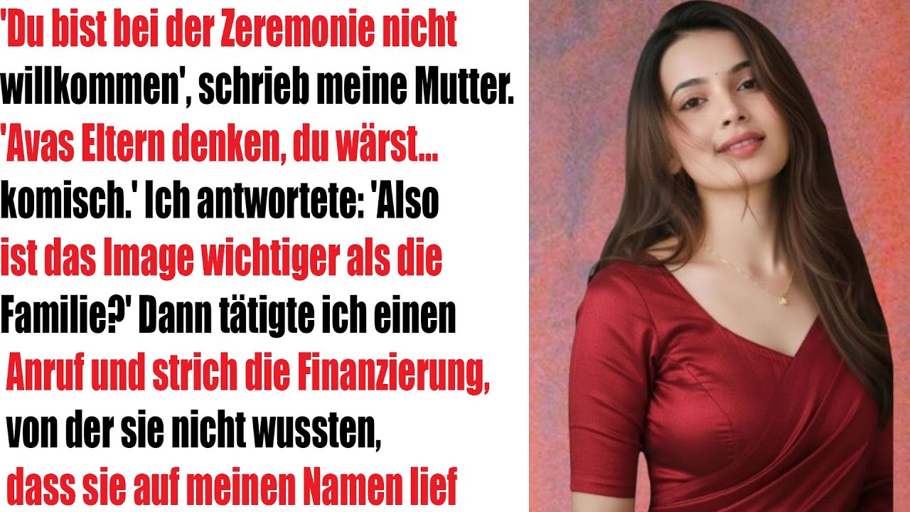 Nicht Willkommen bei der Feier – meine Mutter warnte: ‚Avas Eltern finden dich peinlich