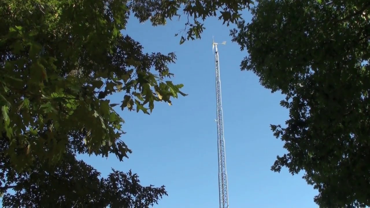 Wind Max Tilt Tower Lift with Turbine