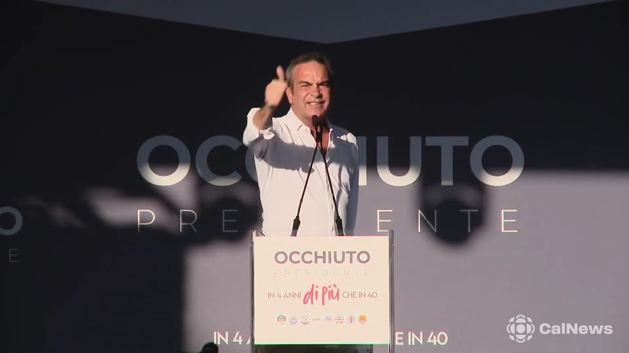 Lamezia Terme: discorso integrale di Roberto Occhiuto.