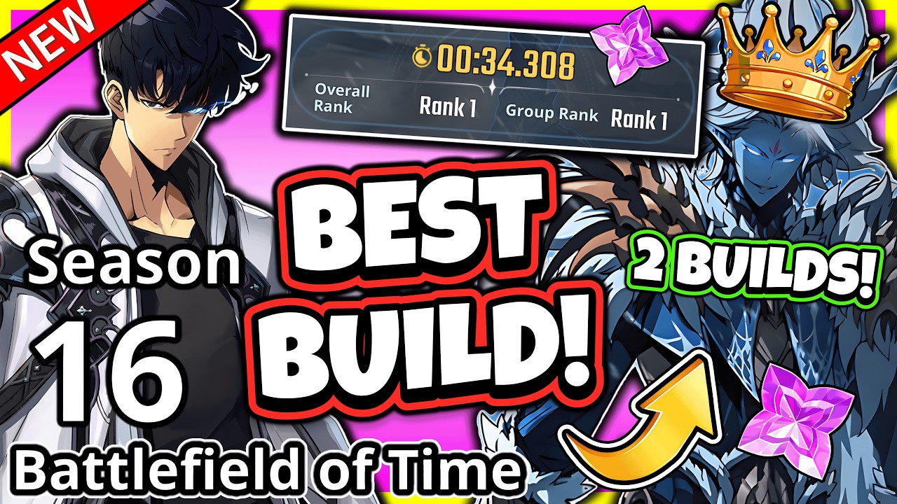 BARUKA 34s BATTLEFIELD OF TIME BEST BUILD GUIDE! 2 BUILDS! [Solo Leveling: Arise]