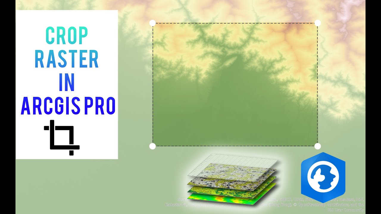 Crop Raster Data in Arcgis pro without mask layer