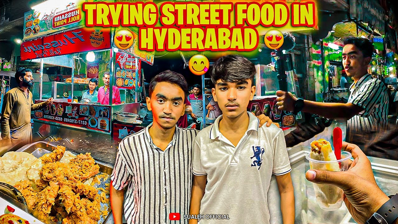 TRYING STREET FOOD IN HYDERABAD 🥰 | HEERABAD | WITH AYAN | SUALEH OFFICIAL