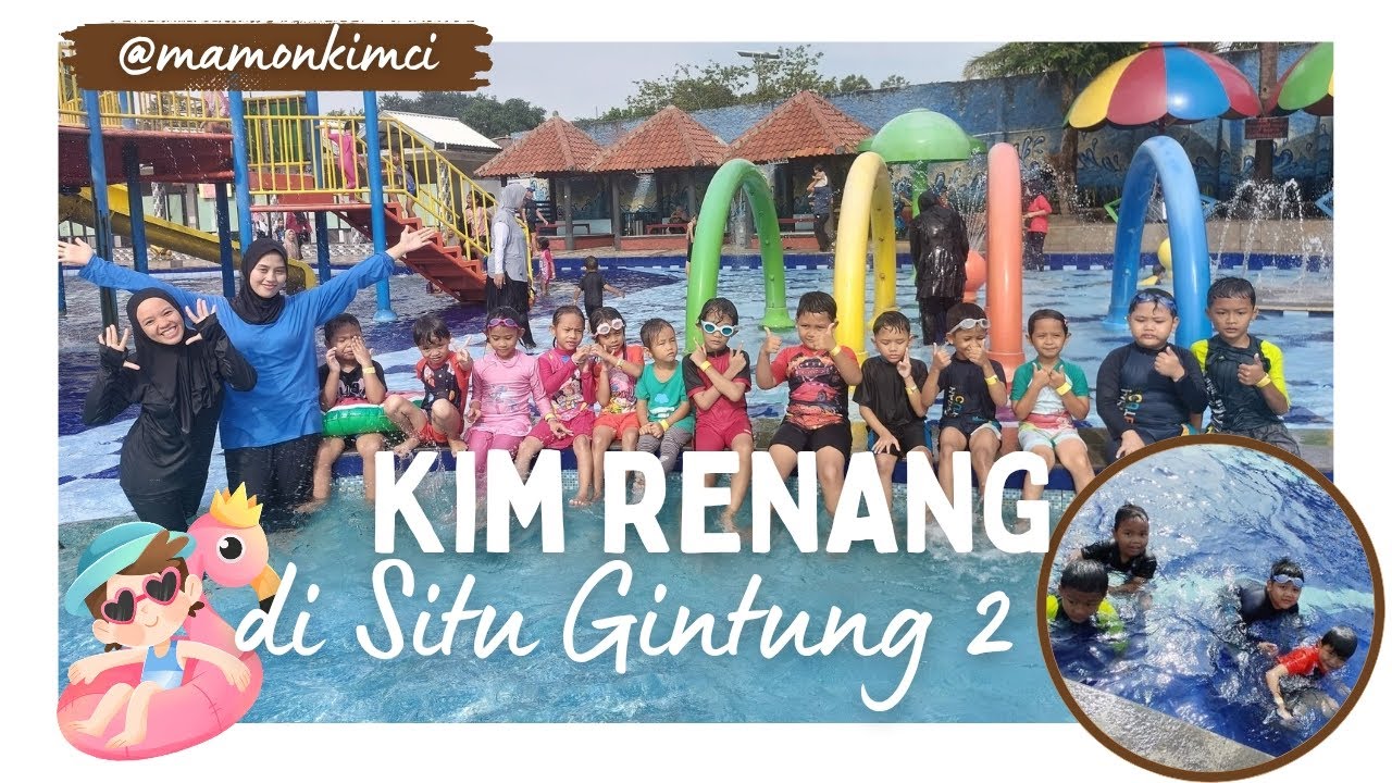 Renang di Taman Wisata Pulau Situ Gintung