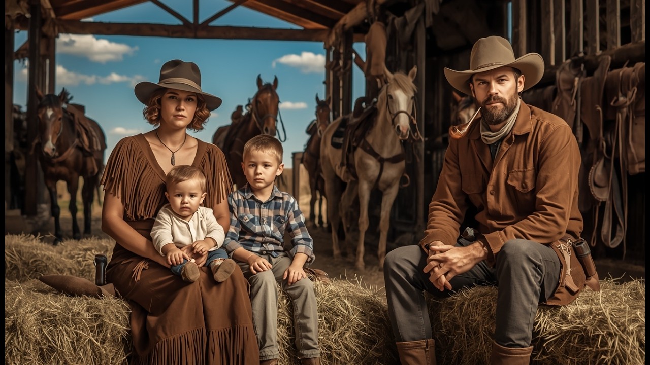 Lonely Cowboy Stepped Into a Barn Filled With Bound Children — And Left His Past in Flames