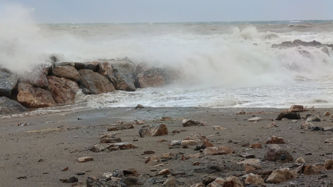 Sehr schlechtes Wetter in Torrenueva Costa 
