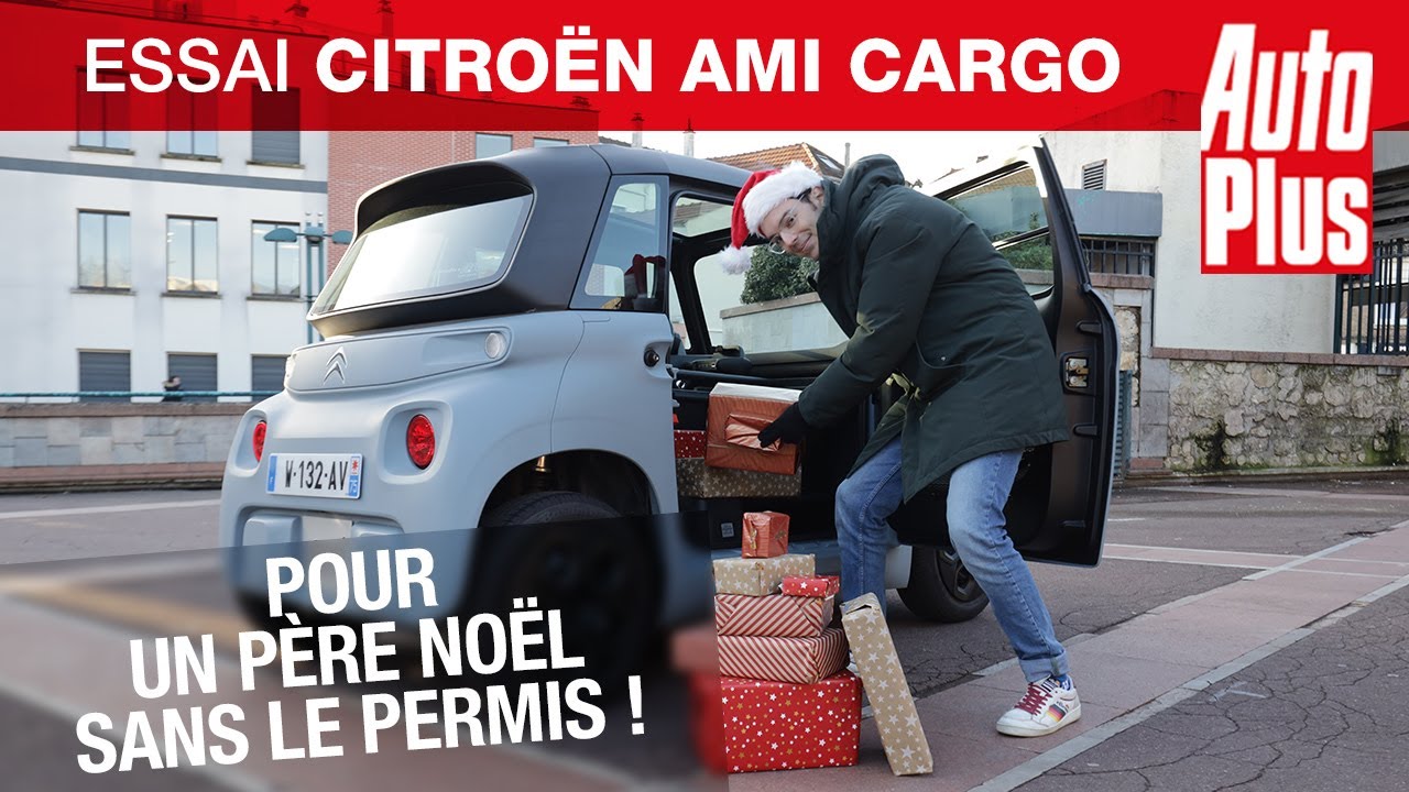Essai Citroën Ami Cargo : pour un Père Noël sans le permis !
