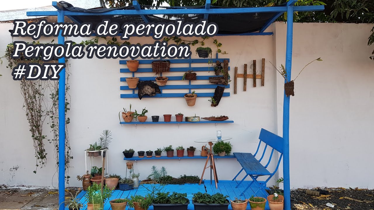 Reforma de pergolado - pergola renovation #DIY