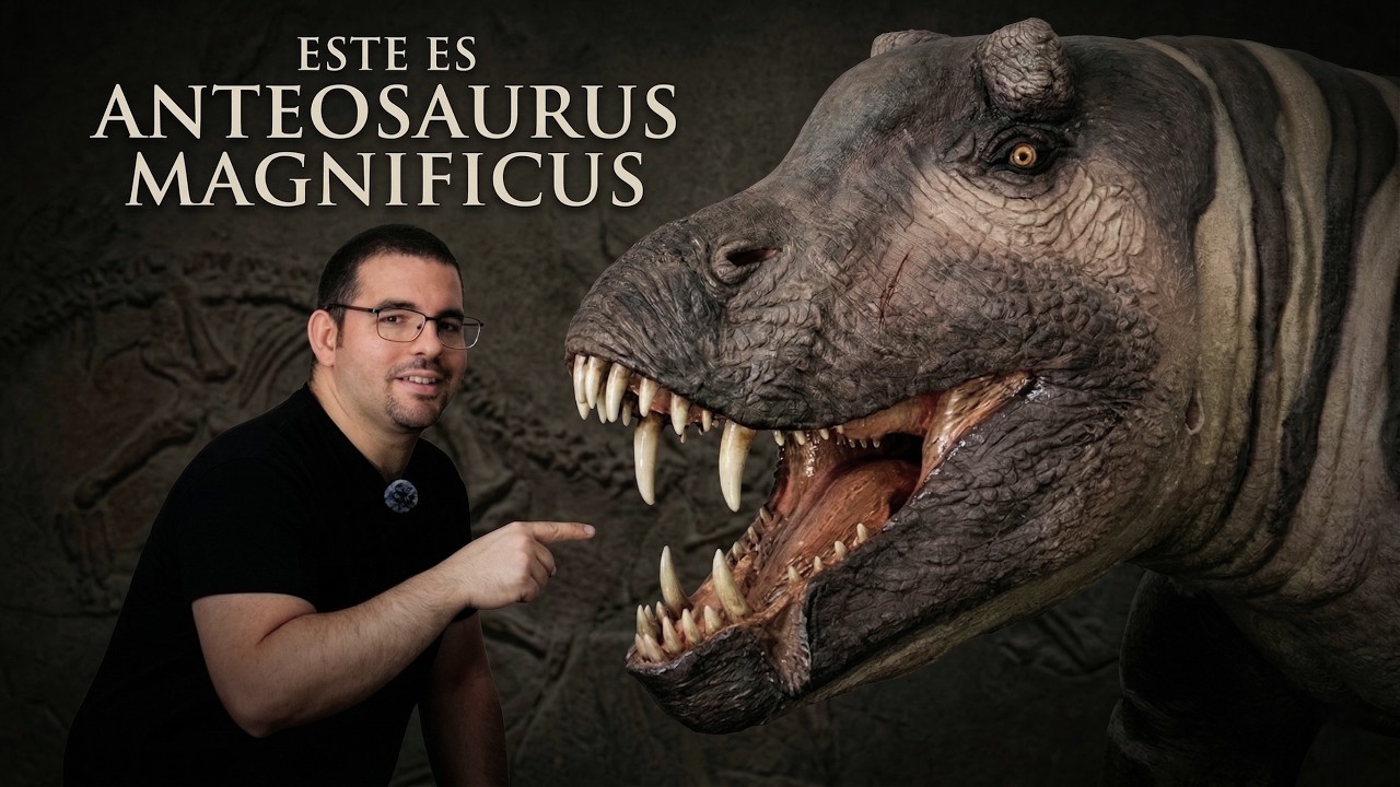 Este es Anteosaurus magnificus, el superdepredador del P&eacute;rmico Medio. (Sin IA)