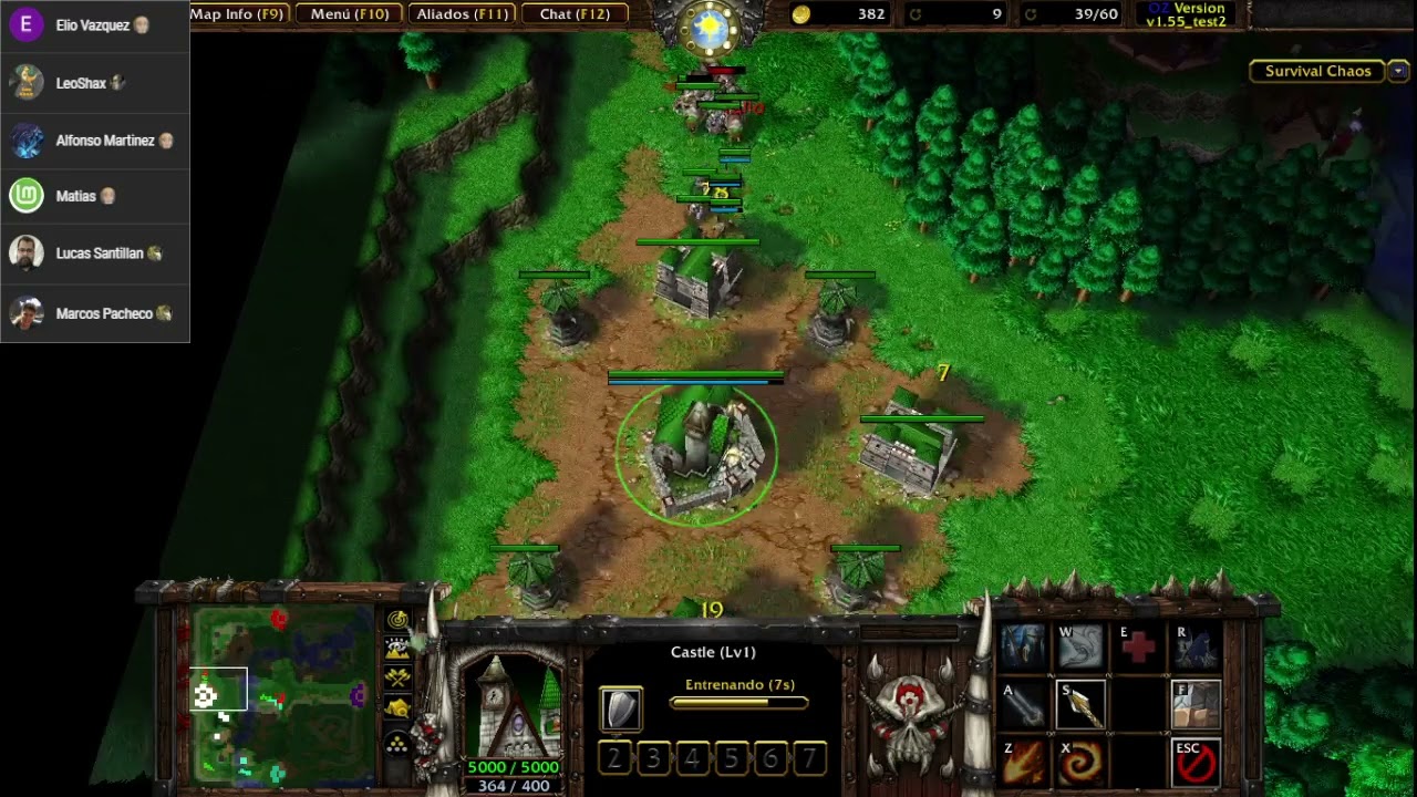 Warcraft III Survival Chaos OZ 1.55 A donde van?