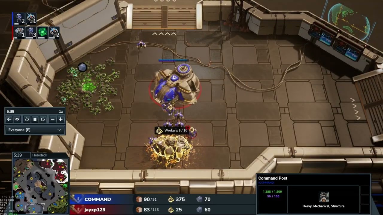 1v1 LADDER GAME - jayxp123 (van) vs COMMAND/Refresh (van)