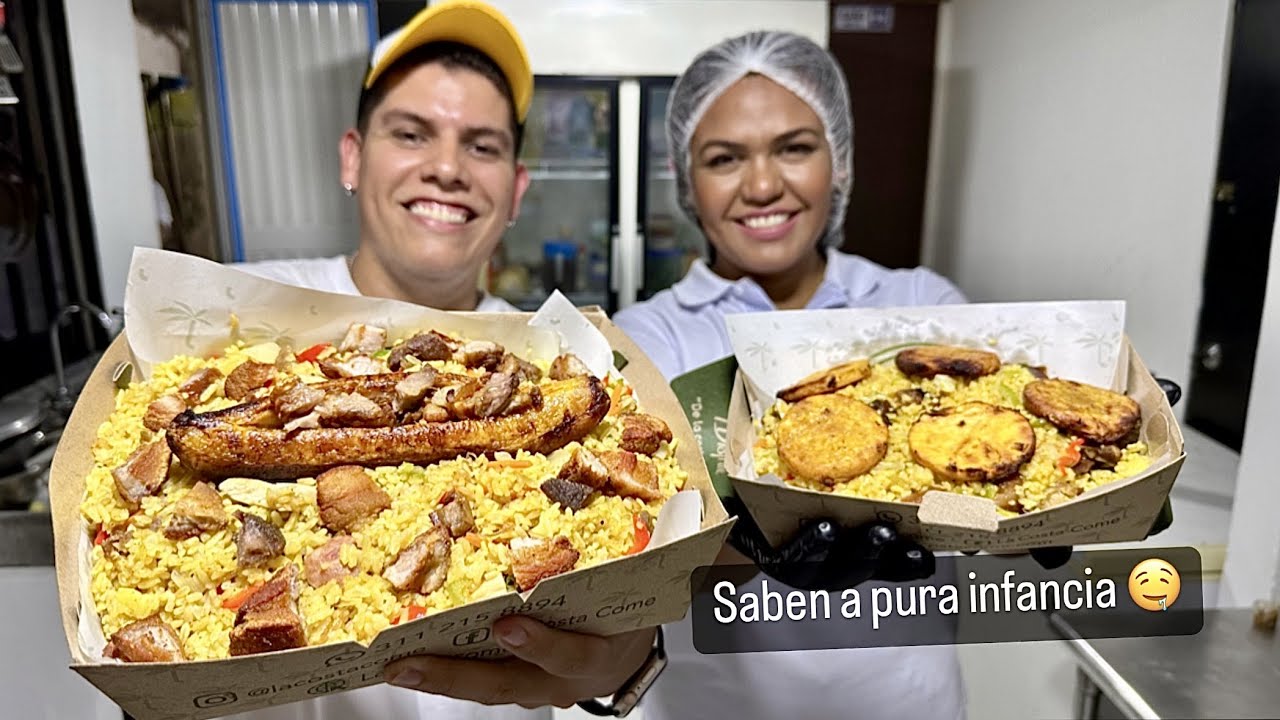 Estos arroces en Barranquilla saben a los que hace Mamá - La costa come