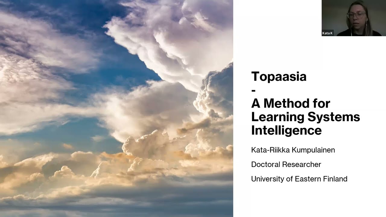 Topaasia Case Study Webinar: A Method for Learning System Intelligence