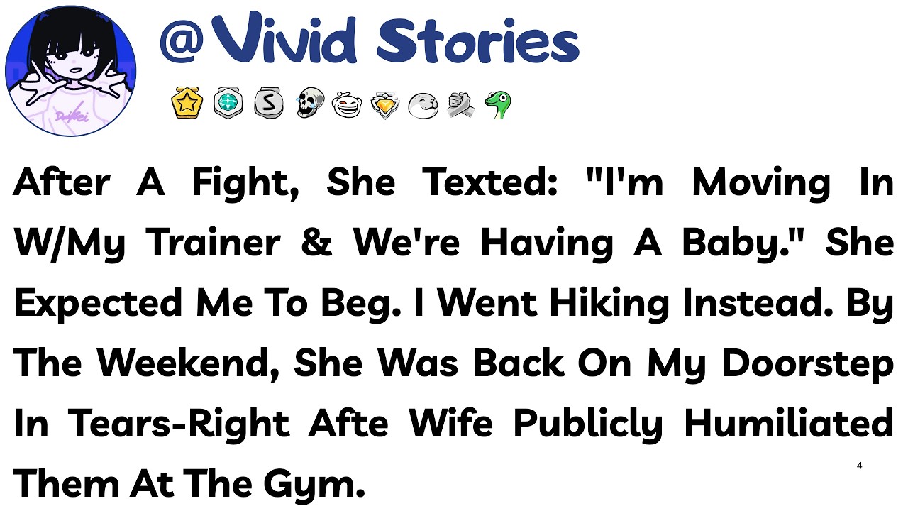 After A Fight, She Texted “I’m Moving In With My Trainer & We’re Having A Baby.” She Expected Me To