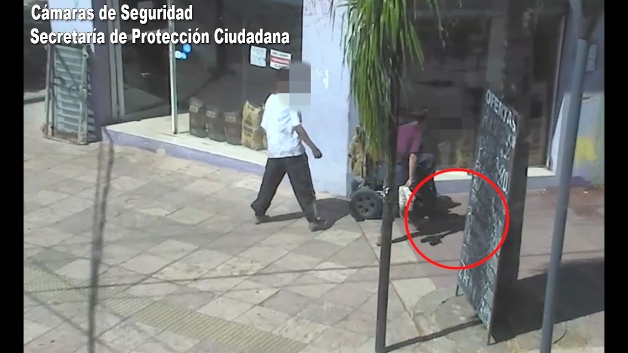 Pareja fue captada infraganti robándole el celular a un vecino con discapacidad: quedaron detenidos.